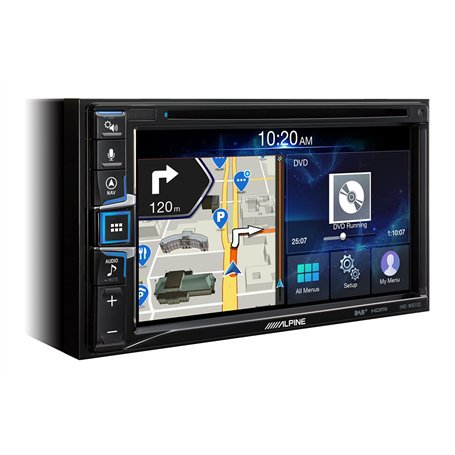 Alpine INE-W611D Autoradio multimédia Noir