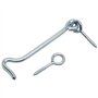 Bulk Hardware BH01745 Paquet de 2 Crochets avec œil de porte/plaqués au Zinc brillant 100 mm