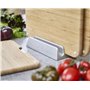 Joseph Joseph Nest™ Ensemble de 3 Planches à Découper en Bambou, Double Côtés, Pieds Antidérapants, Icônes Alimentaires, Support