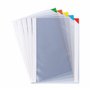 Tarifold FR 194779- Pack 5 Pochettes plastique A4 Adhésive Autocollante d’Affichage, affiche cadre repositionnable, Kang easy cl