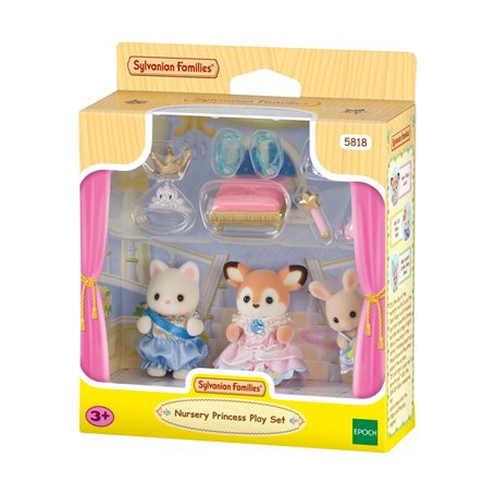 Sylvanian Families - Le théâtre de la crèche - Plongez dans l'univers de la Famille Sylvanian - Figurines Miniatures- Jouet Enfa