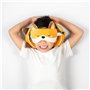 Relaxeazzz Coussin de Voyage avec Masque Finnik Le Renard - Animaux Doux