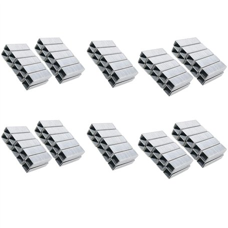 Agrafes plates 8 mm Agrafes stationnaires robustes Recharge pour pistolet agrafeur 10 000 pièces