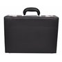 Classic Attache Case Porte-documents extensible Aspect cuir Noir Bulga, Noir , Large