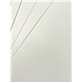 Syntego Lot de 100 feuilles A4 de papier cartonné professionnel en relief blanc effet texturé – 270 g/m² pour la fabrication de 