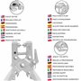 Kurtzy Pince a Oeillet avec 100 Oeillets Argentés - Outil 16 cm pour Ceinture Cuir avec Oeillets Métal 7,2 mm - Pince à Perforer