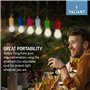 Valiant Fun FIR587 Lot de 6 guirlandes Lumineuses à Del à Suspendre alimentées par Piles, Blanc Chaud