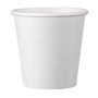 Intertan Q530052W Lot de 50 gobelets en papier à paroi simple Blanc Diamètre 62 mm Capacité 100 ml