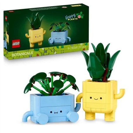 LEGO Botanicals 10349 Petites Plantes Souriantes - Jeu de construction pour fille