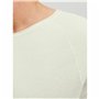 Sweat sans capuche homme Jack & Jones ehill Knit Cloud Dancer