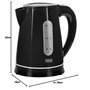 Teesa TSA1020B Bouilloire sans fil Plastique Noir