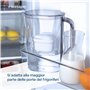 Wessper Carafe Filtrante avec Filtre, Carafe pour porte de réfrigérateur 2,7 L, Cartridges avec Charbon Actif et Résine échangeu