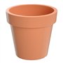 MACETA MOD. LOFLY 160. 16X15CM. TERRACOTA