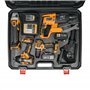 Kit d’outils électriques PNI WK450 avec batteries 18V 5.0Ah, chargeur inclus