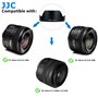 JJC Pare-Soleil de Rechange pour Canon EW 65B pour Objectif Canon RF 24 mm f/1.8 Macro is STM, Objectif Canon EF 24 mm f/2.8 is