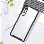 Liner Coque Compatible avec LG Velvet 5G/4G, Étui Transparente Rigide PC et Souple TPU Housse Gel Silicone Bumper Case Antichoc