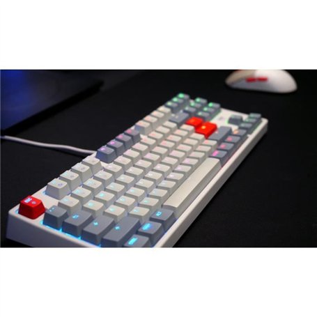 Clavier de gaming mécanique - CHERRY - XTRFY K4V2 RGB TKL RETRO - Éclairage RGB - Noir - MX2A Red