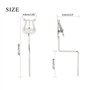 BYUTFA Saxophone Music Stand Saxophone Marchings Lyre Portable Music Stand Sax Clamp-on Clip Holder Lyre Marchings Music Clip po