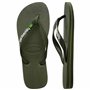 Havaianas Brasil Logo Mixte, Vert/Vert, 25/26
