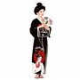 widmann 57369 Costume GEISHA 164 cm / 14-16 Years