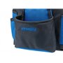 AUSONIA - 48267 CEINTURES PORTE-OUTILS DOUBLE SAC DE CHARPENTIER EN TISSU RENFORCÉ AVEC UNE CEINTURE PROFESSIONNELLE