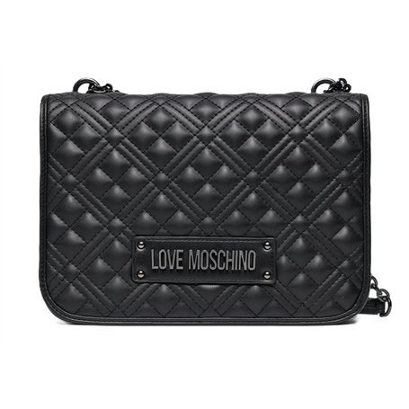 Love Moschino SAC QUILTED PU NOIR GALV. CAN FUC