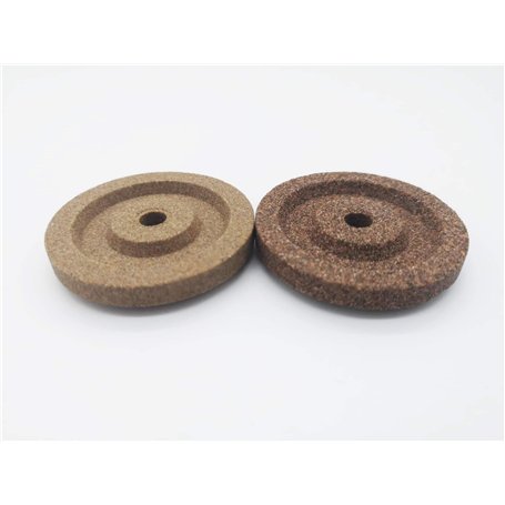 MCM Service Paire de meules moulinets pour affleurer lame Ø45-8-6 mm GCG/ Ø45-8-6 mm FCG Idéal pour trancheuses RGV Made in Ital