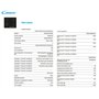 Candy CDK6GF4WEKB, Plaque de cuisson à gaz, Black