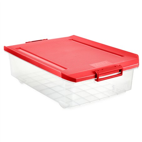 Tatay Boîte de rangement sous lit avec couvercle