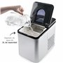 Lacor - 69340 - Machine à Glace NORD - Glacière Electrique - 9 Glaçons en 8 min - Production Automatique et Silencieuse : 12 kg