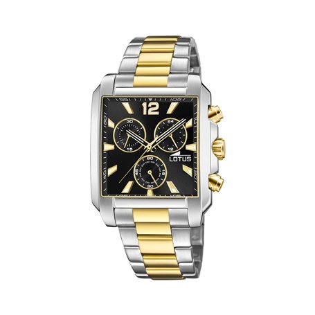 LOTUS Homme Analogique Quartz Montre avec Bracelet en Acier Inoxydable 18852/4