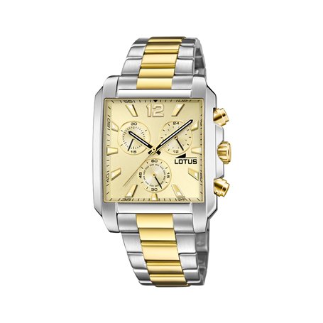 LOTUS Homme Analogique Quartz Montre avec Bracelet en Acier Inoxydable 18852/5