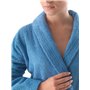 Top Towel Élégant Peignoir pour Femme et Homme 100% Coton, 500 g/m² -Option Capuche-Doux et Absorbant pour Douche, Spa et Piscin