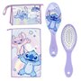 Trousse de Toilette avec Accessoires Stitch Lila 23 x 15 x 8 cm