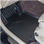 J&J AUTOMOTIVE | Tapis De Sol en Caoutchouc TPE Toutes Saisones pour Clio 4 2012-2019 Système de Fixation Bord Haut Noir Antidér
