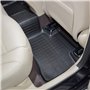 J&J AUTOMOTIVE | Tapis De Sol en Caoutchouc TPE Toutes Saisones pour Clio 4 2012-2019 Système de Fixation Bord Haut Noir Antidér