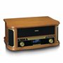 Lenco TCD-2571 Tourne-Disque pour Vinyle - Tourne-Disque Bluetooth avec Haut-Parleur - Radio Dab+ - Lecteur CD - Platine Cassett