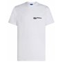 KARL LAGERFELD JEANS KLJ Slim Short Sleeve Essential Logo Tee T-Shirt, Blanc, M Homme