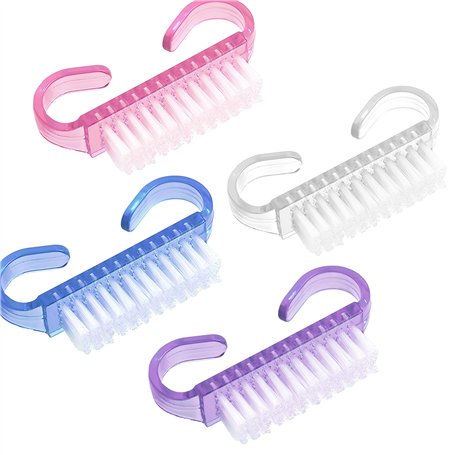 Set de 4 Brosses à Ongles à Manche