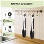Pinces de Cuisine, 26 cm Pinces Alimentaires en Inox et Silicone Pince de service pour Barbecue, Air Fryer et Cuisine, Facile à 