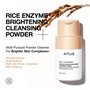 ANUA Rice Enzyme Brightening Cleansing Powder Masque de riz en céramique nettoyant pour le visage pour peau éclaircissante et éc