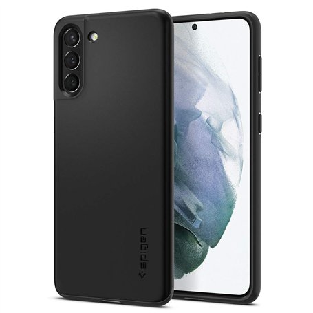 Spigen Thin Fit Coque Compatible avec Samsung Galaxy S21 Plus - Noir