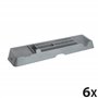 Exacompta - Réf. 67038D - Lot de 6 organiseurs de bureau Toolbar, 7 compartiments et 2 petits tiroirs pour ranger ustensiles de