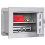 Coffre-fort mural Profirst EN 1 Apollo 30 serrure électronique protection anti-perçage alimentation électrique de secours constr