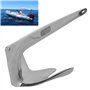 Ancre de bateau, 2 Kg 4.4 lbs Ancre de bateau en acier inoxydable 316 Ancre de griffe en acier inoxydable Ancre de bateau fixe