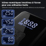 Oasser Gonfleur Pneus Voiture sans Fil 4000mAh Mini Compresseur à Air Portatif 150 PSI (10,3 Bar) Inflation Rapide Cylindre 17 m