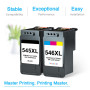 7Magic PG-545XL CL-546XL Remplacement pour Cartouche Canon 545-546 pour Cartouche Encre Canon 545 et 546 XL pour Canon Pixma TS3