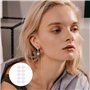 500 Pièces Patchs pour Lobe d'Oreille, Invisible Patchs de Support de Boucle d'Oreille, Stabilisateurs de Boucles d'Oreilles pou