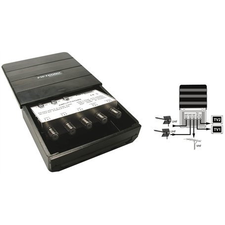 Metronic 414142 Amplificateur TV avec Filtre LTE