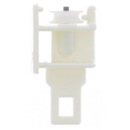 cyclingcolors Poulie de renvoi opposé pour tringle 24 x 16mm en polyamide ivoire Accessoire Suspendeur Fenêtre Store Baie vitrée